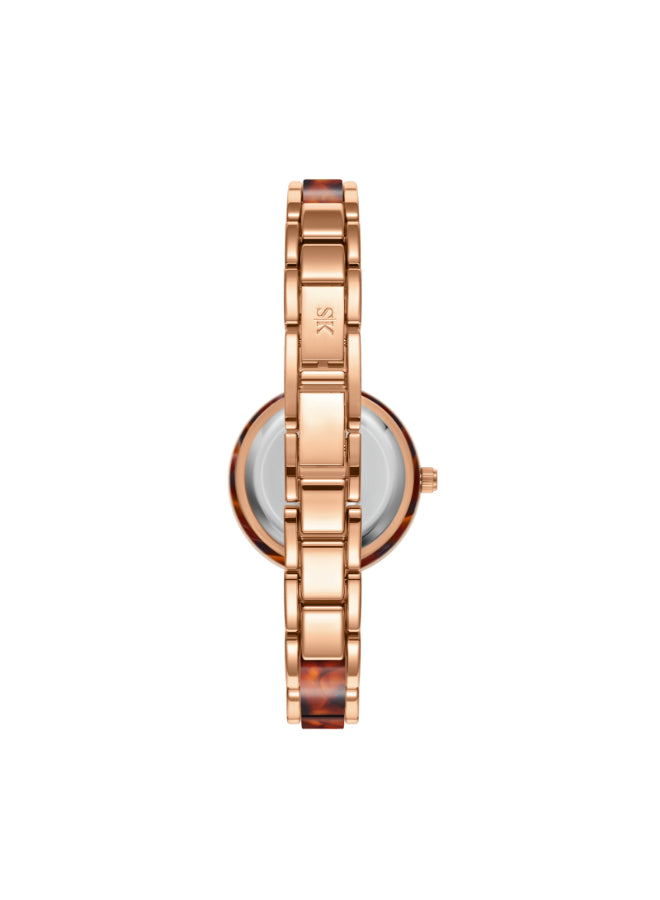 Kenneth Scott Women's Analog Brown Dial Watch - K24501-RCDD