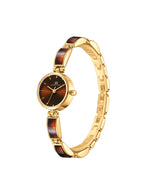 Kenneth Scott Women's Analog Brown Dial Watch - K24502-GCDD