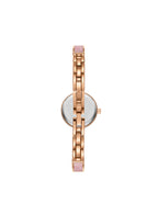 ساعة كينيث سكوت النسائية التناظرية ذات المينا الوردية - K24502-RCPP