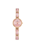 ساعة كينيث سكوت النسائية التناظرية ذات المينا الوردية - K24502-RCPP