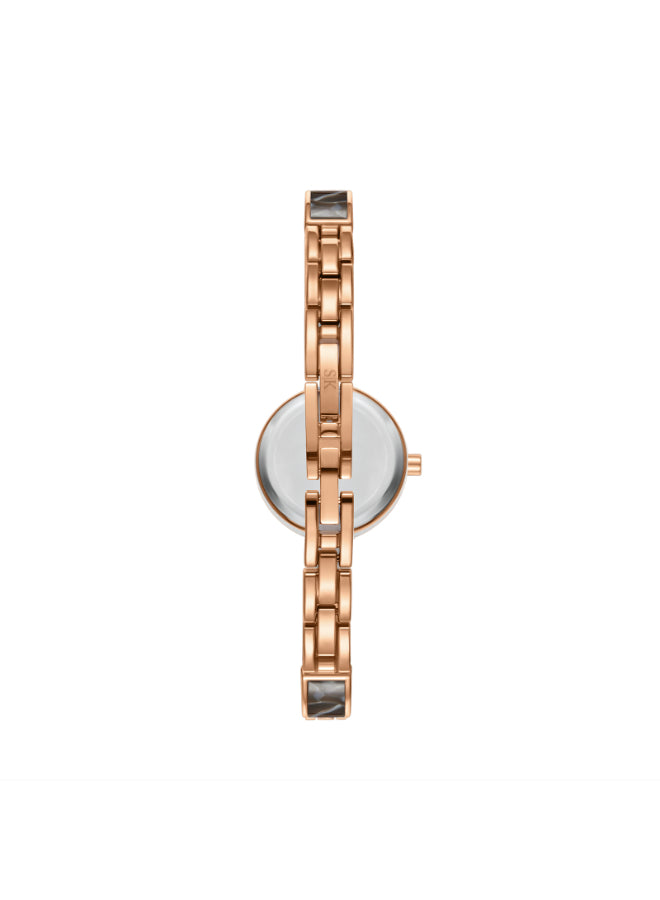 Kenneth Scott Women's Analog Grey Dial Watch - K24502-RCXX