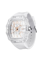 Kenneth Scott Men's Analog White Dial Watch - K25009-SSWW