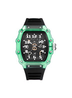 Kenneth Scott Men's Analog Black Dial Watch - K25009-ZSBB