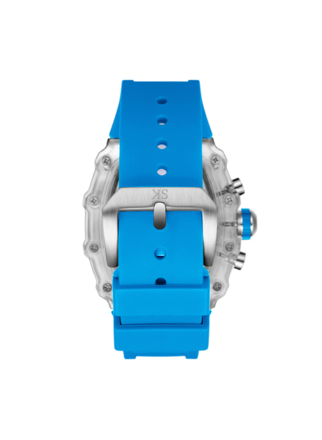 ساعة كينيث سكوت الرجالية متعددة الوظائف ذات المينا الشفافة - K25103-ZSLI