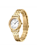 Kenneth Scott Women's Analog White Dial Watch - K25510-GBGW