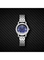 ساعة كينيث سكوت النسائية التناظرية ذات المينا الزرقاء - K25510-SBSN