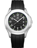 Kenneth Scott Men's Analog Black Dial Watch - K24014-SSBB