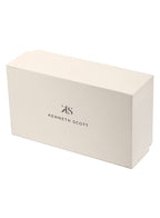 Kenneth Scott Men's Analog White Dial Watch - K23030-SLBW
