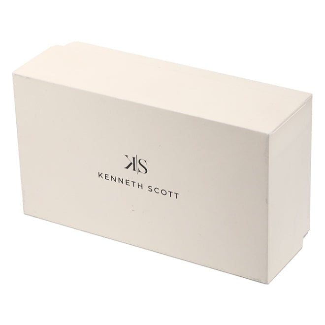 Kenneth Scott Men's Analog Black Dial Watch - K22010-RBKW
