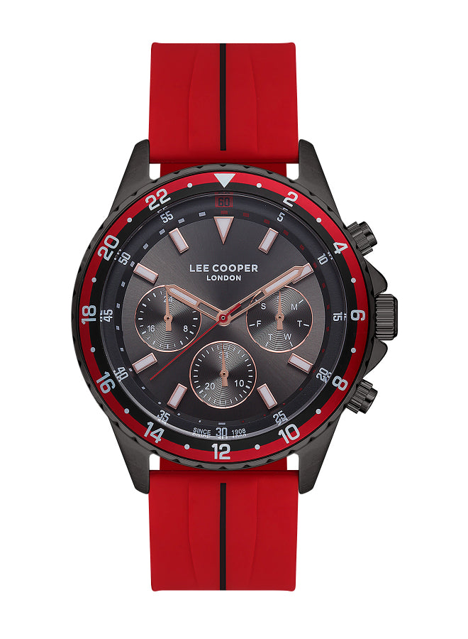 Lee Cooper Men's Multi Function Grey Dial Watch - LC07210.068