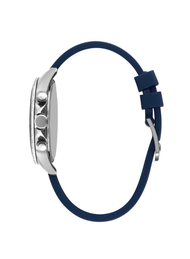 ساعة لي كوبر الرجالية متعددة الوظائف ذات المينا الفضية - LC07210.339