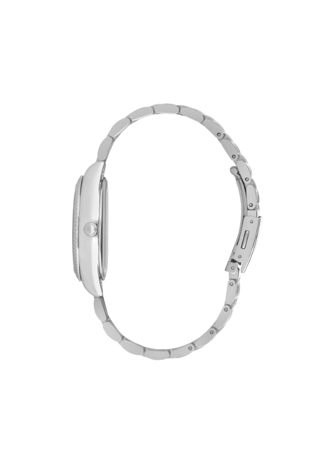 ساعة لي كوبر النسائية متعددة الوظائف ذات المينا الفضية - LC07333.330