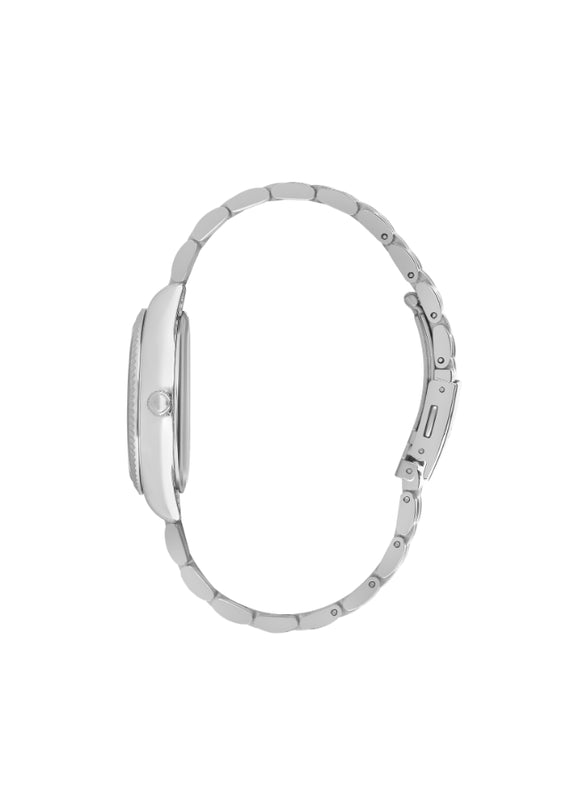 ساعة لي كوبر النسائية متعددة الوظائف ذات المينا الفضية - LC07333.330