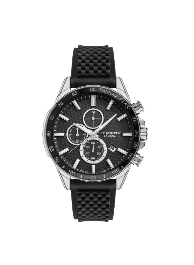 Lee Cooper Men's Multi Function Black Dial Watch - LC07341.361