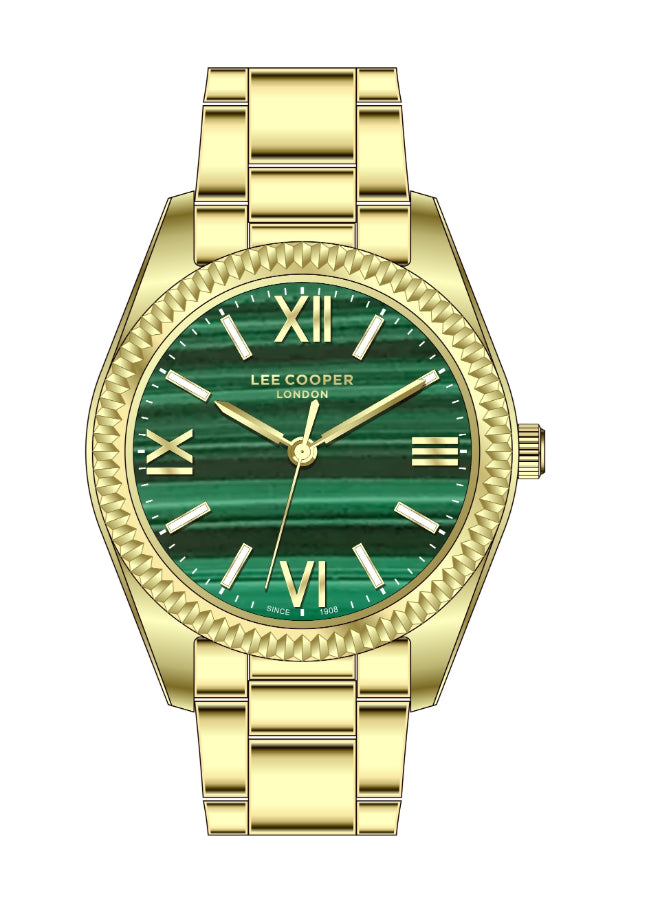 Lee Cooper Female's Analog Green Dial Watch - LC07459.170