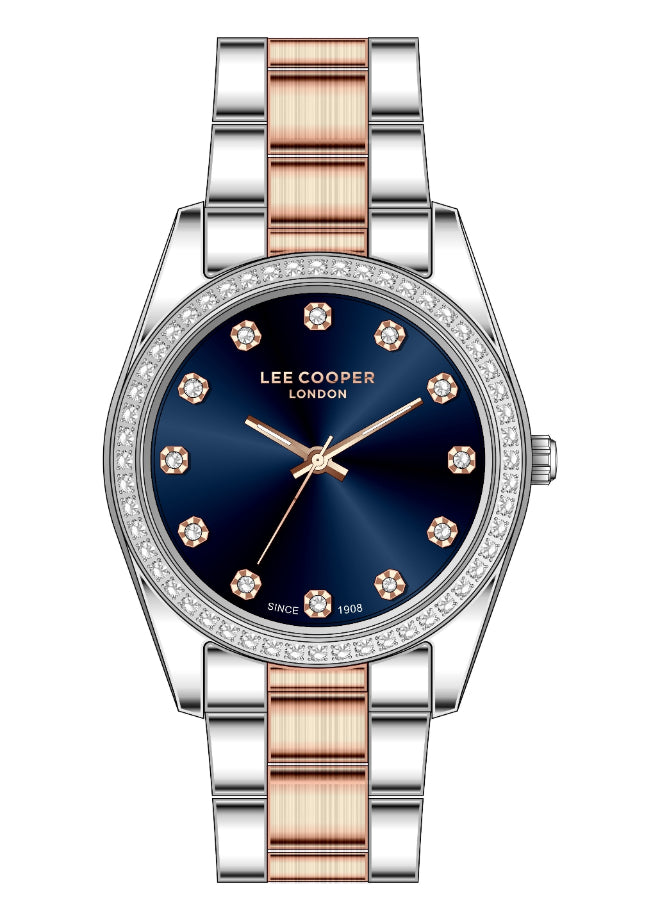 Lee Cooper Female's Analog Dark Blue Dial Watch - LC07478.590