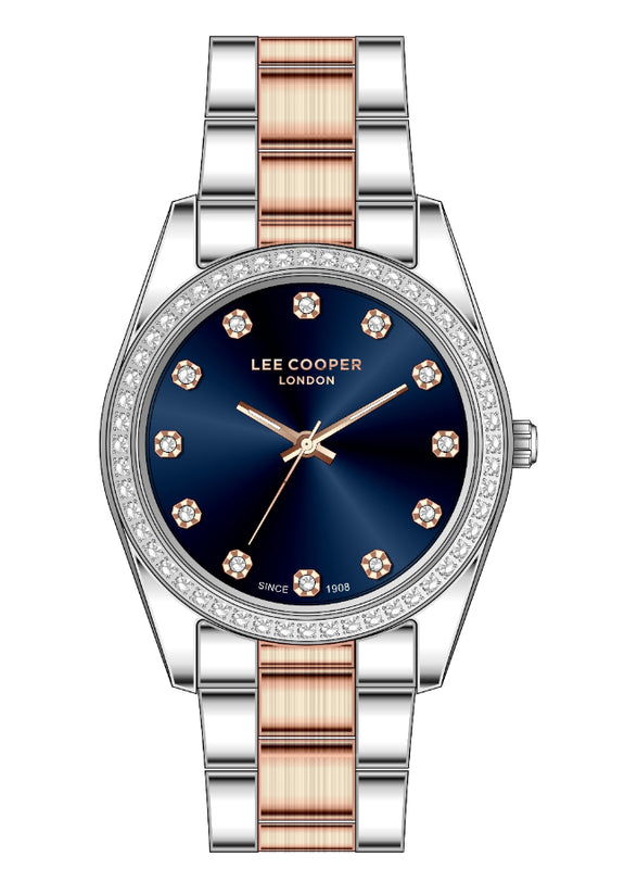 Lee Cooper Female's Analog Dark Blue Dial Watch - LC07478.590