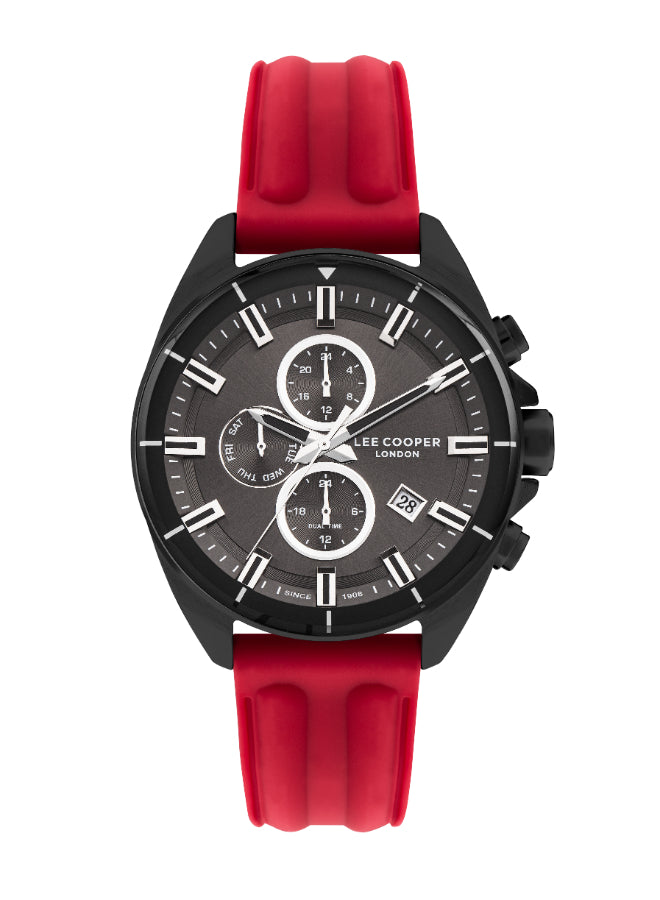 Lee Cooper Men's Multi Function Grey Dial Watch - LC07881.668