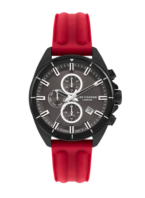 Lee Cooper Men's Multi Function Grey Dial Watch - LC07881.668