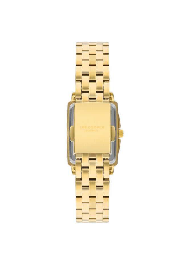 ساعة لي كوبر النسائية التناظرية ذات المينا الفضية - LC07940.130