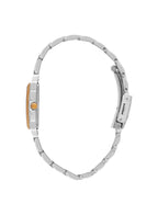 ساعة لي كوبر النسائية التناظرية ذات المينا الفضية/الصدفية - LC07940.530