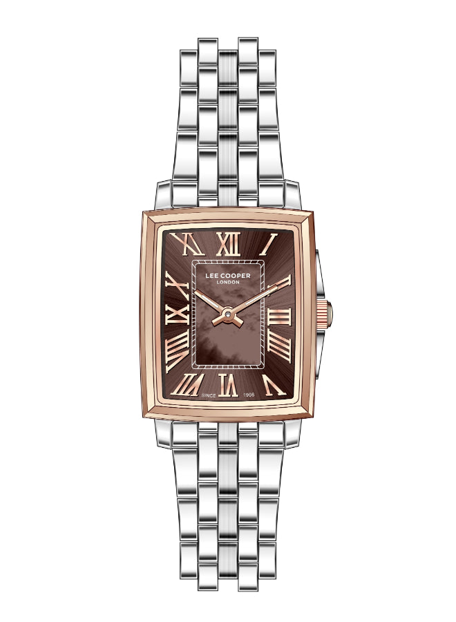 Lee Cooper Female's Analog Dark Brown Dial Watch - LC07940.540