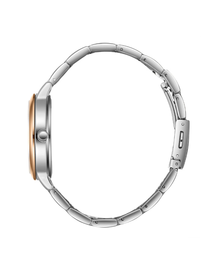 ساعة لي كوبر النسائية متعددة الوظائف ذات المينا الفضية - LC07946.530