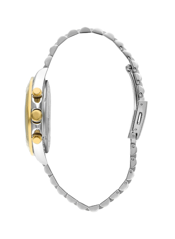 ساعة لي كوبر الرجالية متعددة الوظائف ذات المينا الفضية - LC07963.230