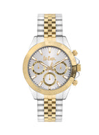 ساعة لي كوبر الرجالية متعددة الوظائف ذات المينا الفضية - LC07963.230