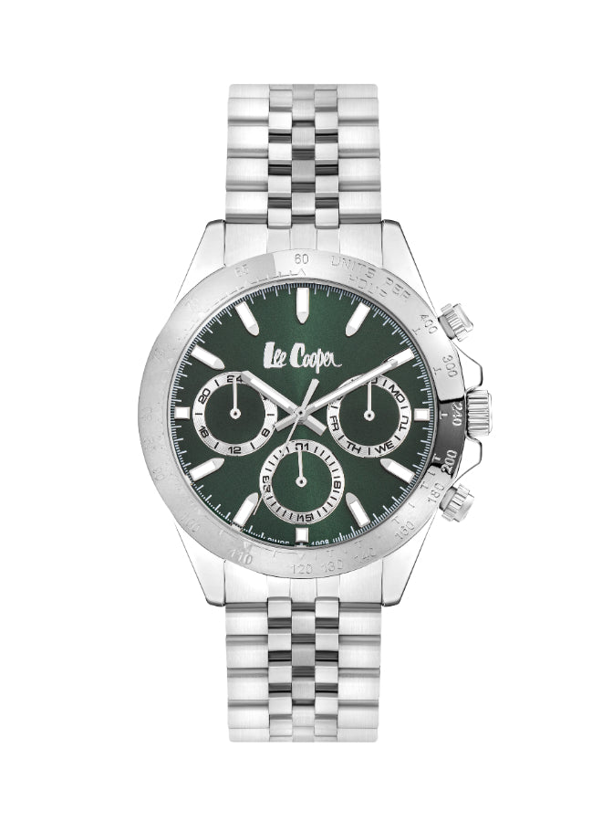 Lee Cooper Men's Multi Function Green Dial Watch - LC07963.370