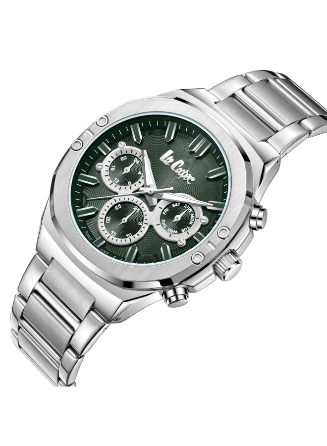 LEE COOPER Men's Multi Function Dark Green Dial Watch - LC07991.370