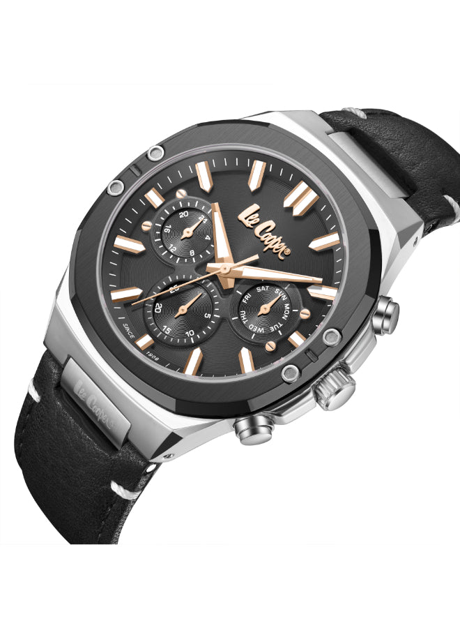 LEE COOPER Men's Multi Function Gray Dial Watch - LC07992.061