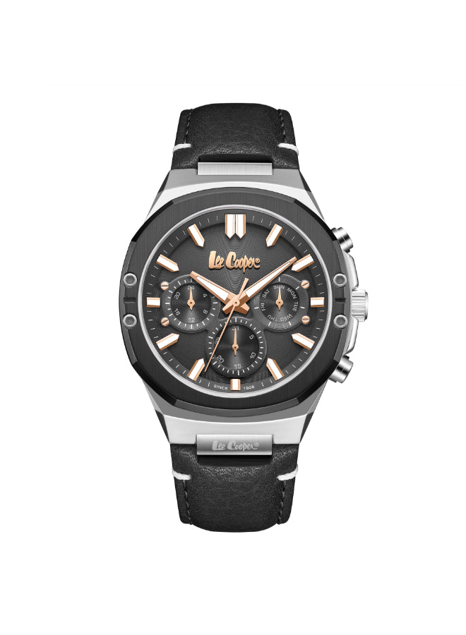LEE COOPER Men's Multi Function Gray Dial Watch - LC07992.061