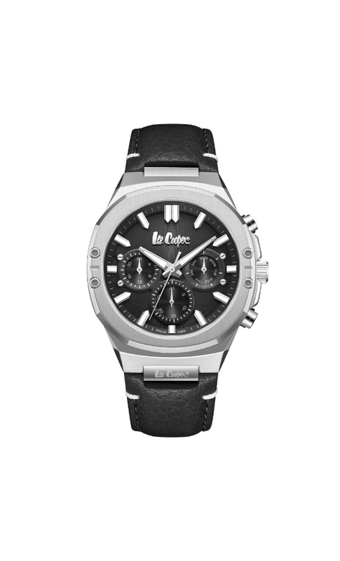 Lee Cooper Men's Multi Function Black Dial Watch - LC07992.351