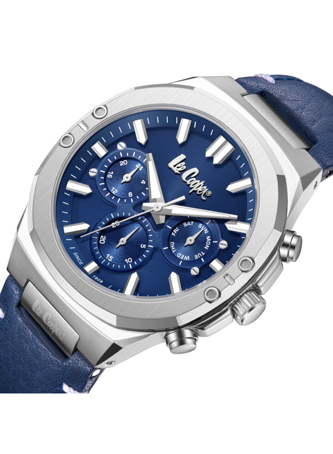 LEE COOPER Men's Multi Function Dark Blue Dial Watch - LC07992.399