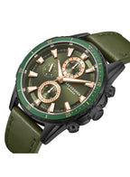 LEE COOPER Men's Multi Function Dark Green Dial Watch - LC08004.077