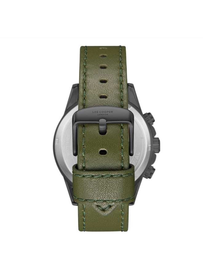 LEE COOPER Men's Multi Function Dark Green Dial Watch - LC08004.077