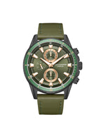 LEE COOPER Men's Multi Function Dark Green Dial Watch - LC08004.077