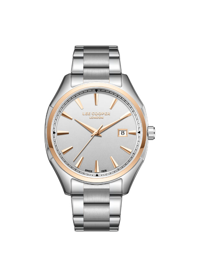 LEE COOPER Men's Analog Silver Dial Watch - LC08007.530