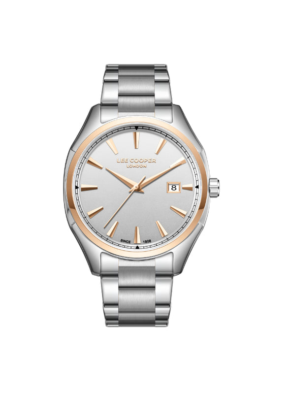 LEE COOPER Men's Analog Silver Dial Watch - LC08007.530