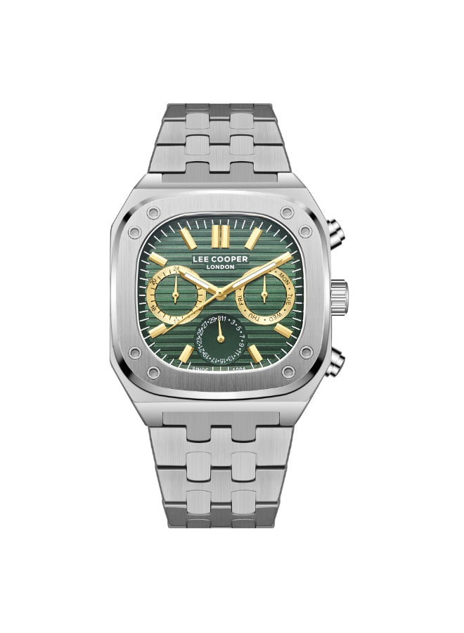 Lee Cooper Men's Multi Function Dark Green Dial Watch - LC08023.370