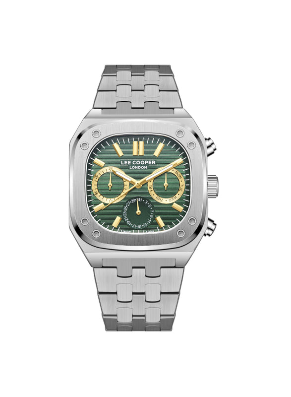 Lee Cooper Men's Multi Function Dark Green Dial Watch - LC08023.370