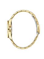 ساعة لي كوبر النسائية التناظرية ذات المينا البيضاء - LC08033.120