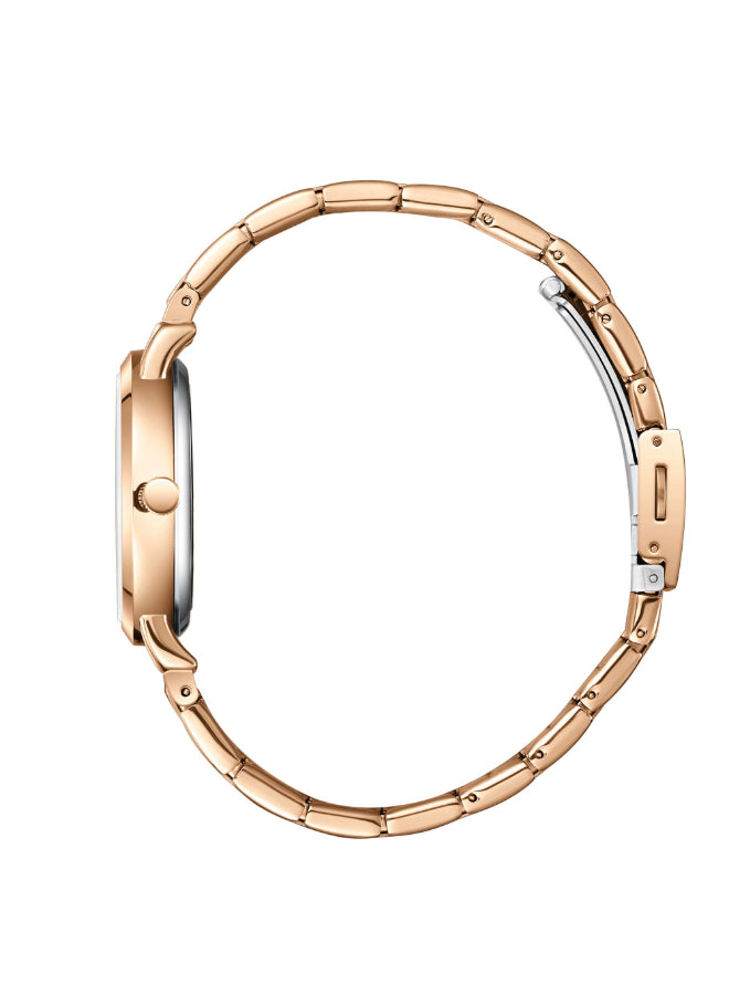 Lee Cooper Women's Analog Rose Gold Dial Watch - LC08037.410