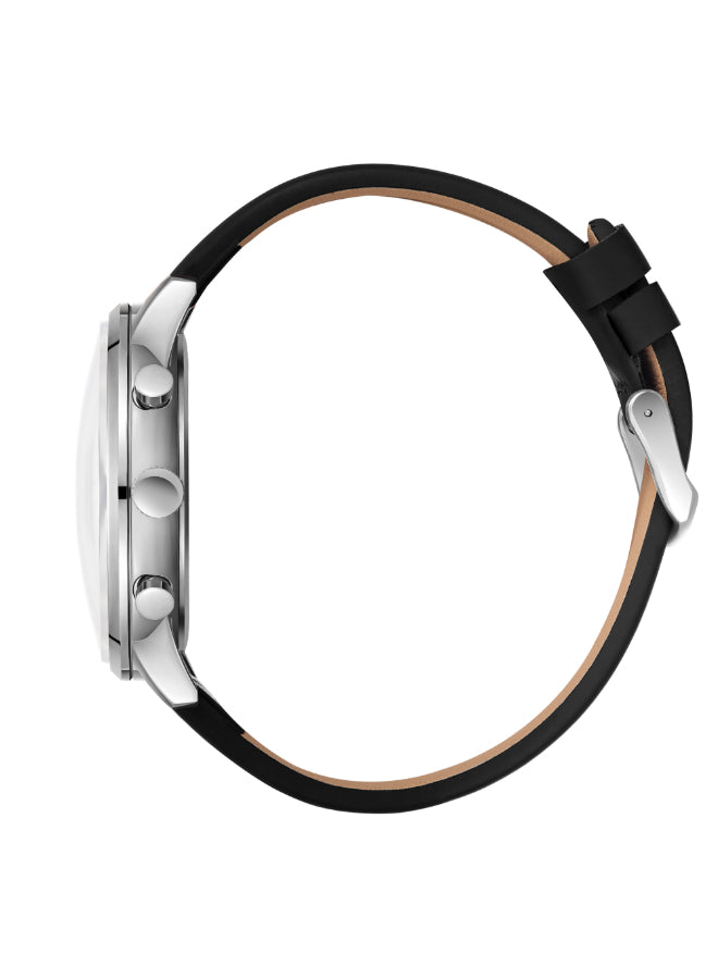 ساعة لي كوبر الرجالية متعددة الوظائف ذات مينا فضي - LC08043.331