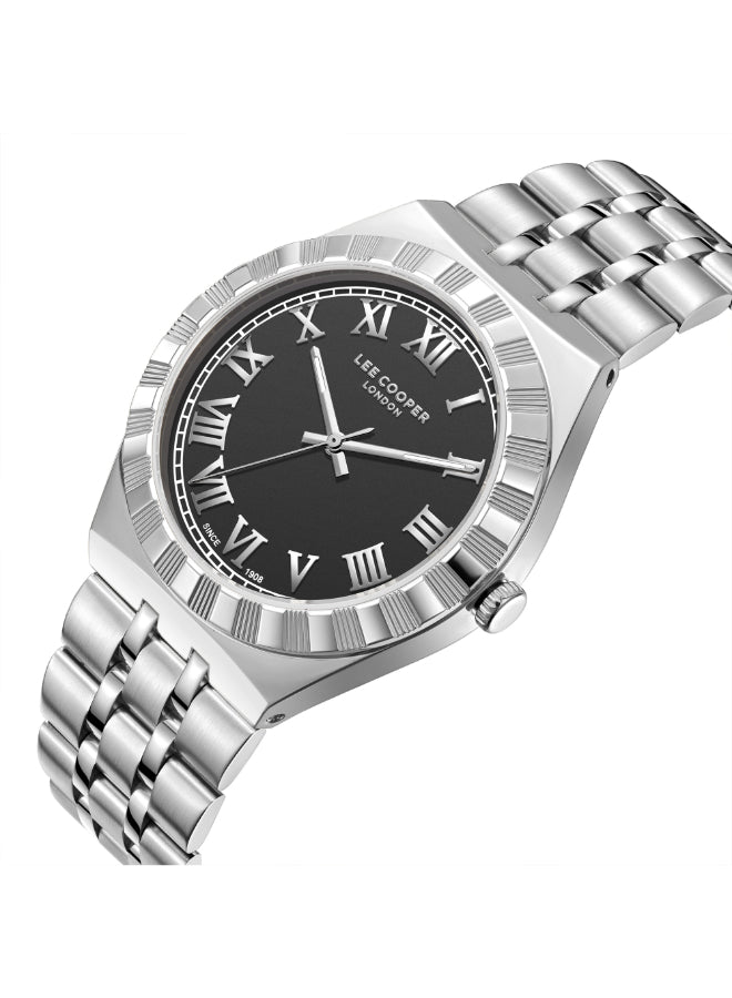 LEE COOPER Men's Analog Black Dial Watch - LC08060.350