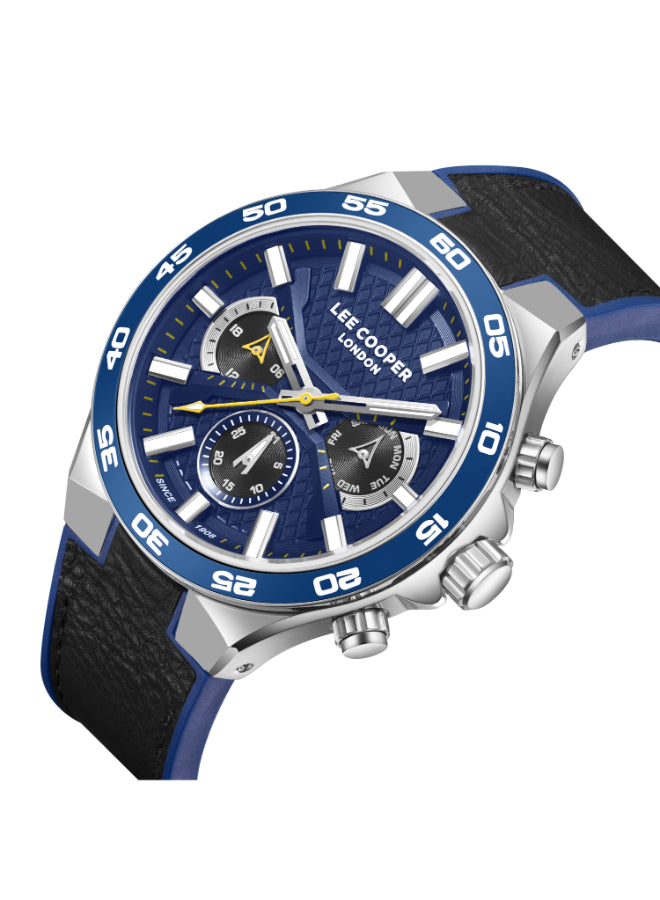LEE COOPER Men's Multi Function Dark Blue Dial Watch - LC08066.399
