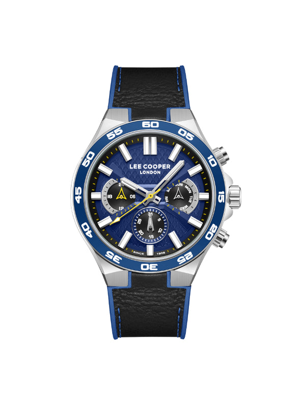 LEE COOPER Men's Multi Function Dark Blue Dial Watch - LC08066.399