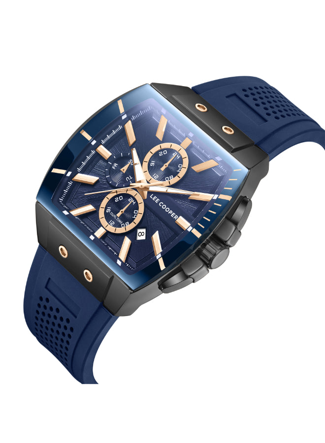 LEE COOPER Men's Multi Function Dark Blue Dial Watch - LC08081.099