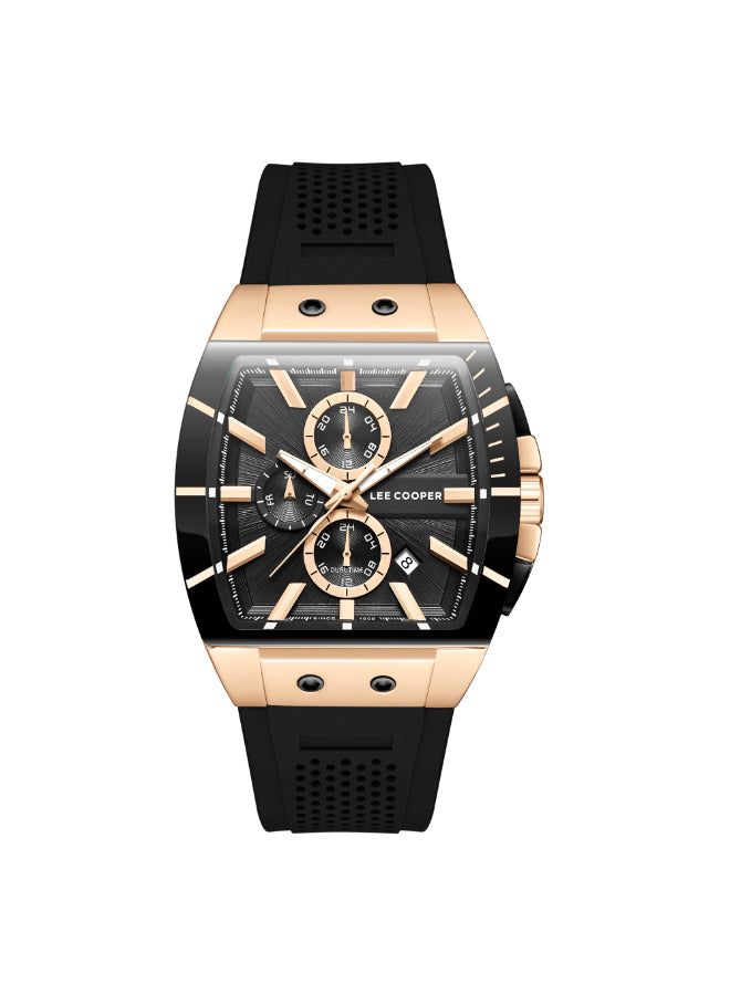 LEE COOPER Men's Multi Function Black Dial Watch - LC08081.451